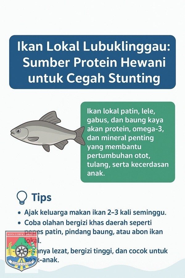 Ikan Lokal Lubuklinggau: Sumber Protein Hewani untuk Cegah Stunting